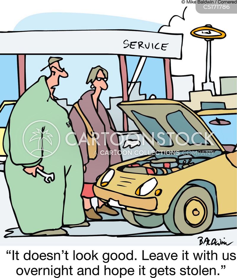 Car In Bad Condition Needs To Be Stolen- Funny Car Cartoons
