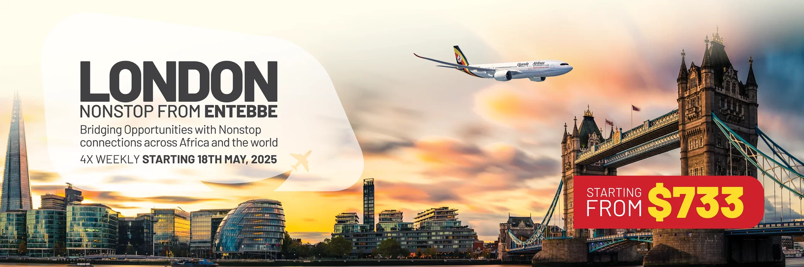 New Entebbe-London Flights Will Boost UK Tourism To Uganda