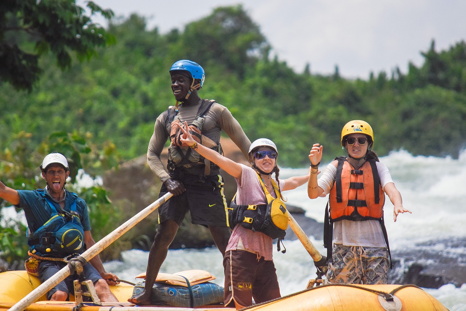 white-water-rafting-nalubale-jinja - Rent A Driver Uganda white rafting in Jinja