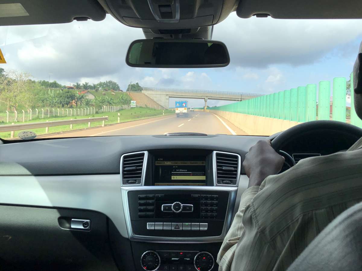 driving-in-uganda-entebbe-road - Rent A Driver Uganda driver hire in Uganda