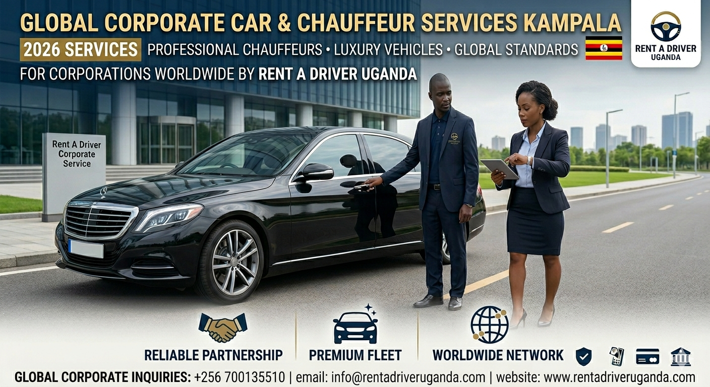 Corporate Chauffeur & Car Hire Kampala Rates 2026