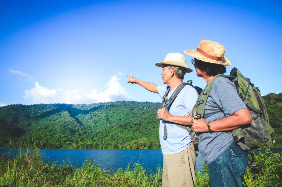 Eldery travelers in Uganda