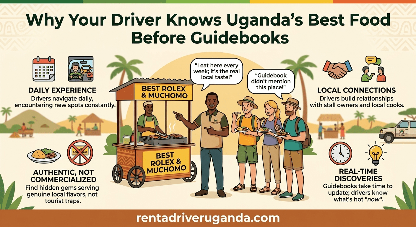 Why Your Driver Knows Uganda’s Best Food Before Guidebooks