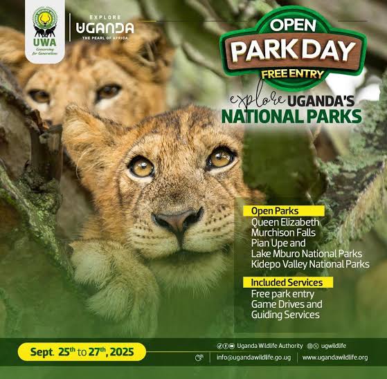 Uganda National Parks Offer Free Entry September 25–27, 2026